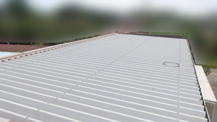 行方市の折板屋根、現地調査