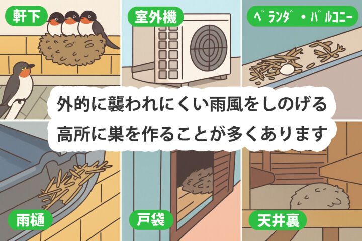 鳥の巣の説明