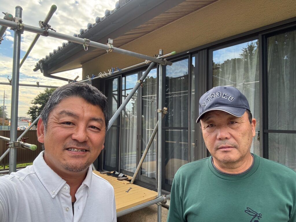 鉾田市で外壁塗装をおこなったお客様と