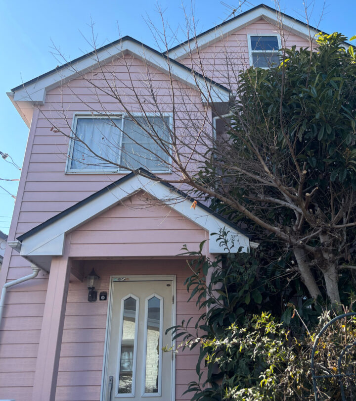 鉾田市で築27年で初めて外壁塗装をおこなった窯業系サイディング外壁の家