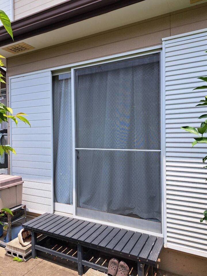 かすみがうら市で網戸交換をしました