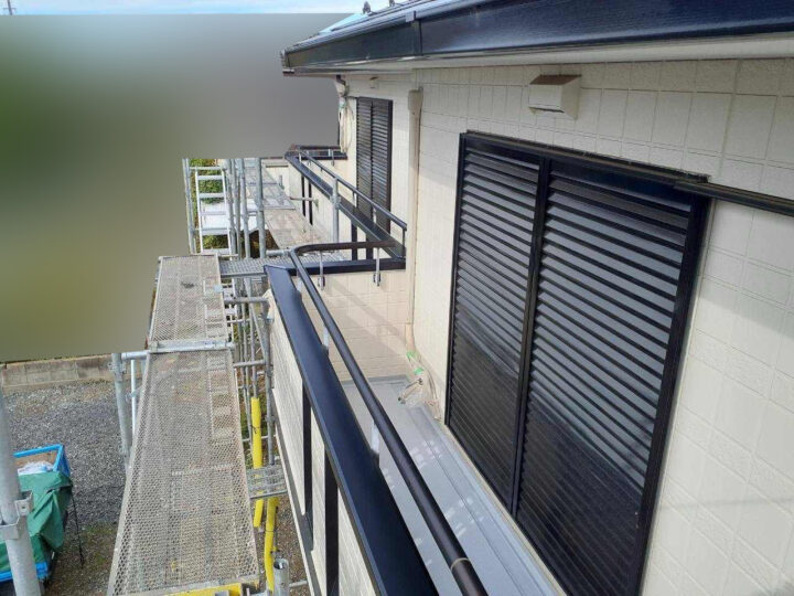 つくば市：ベランダ笠木工事