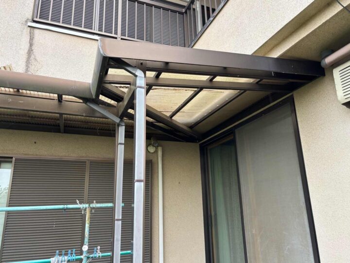 石岡市:劣化したポリカ波板