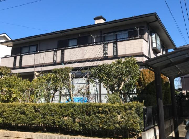 つくば市：パナホーム施工のおうちの塗り替えご依頼