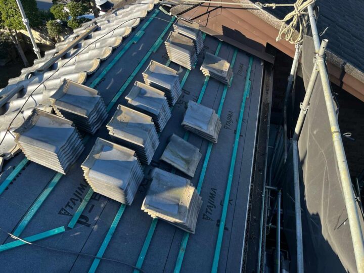 土浦市で屋根の葺き直し工事