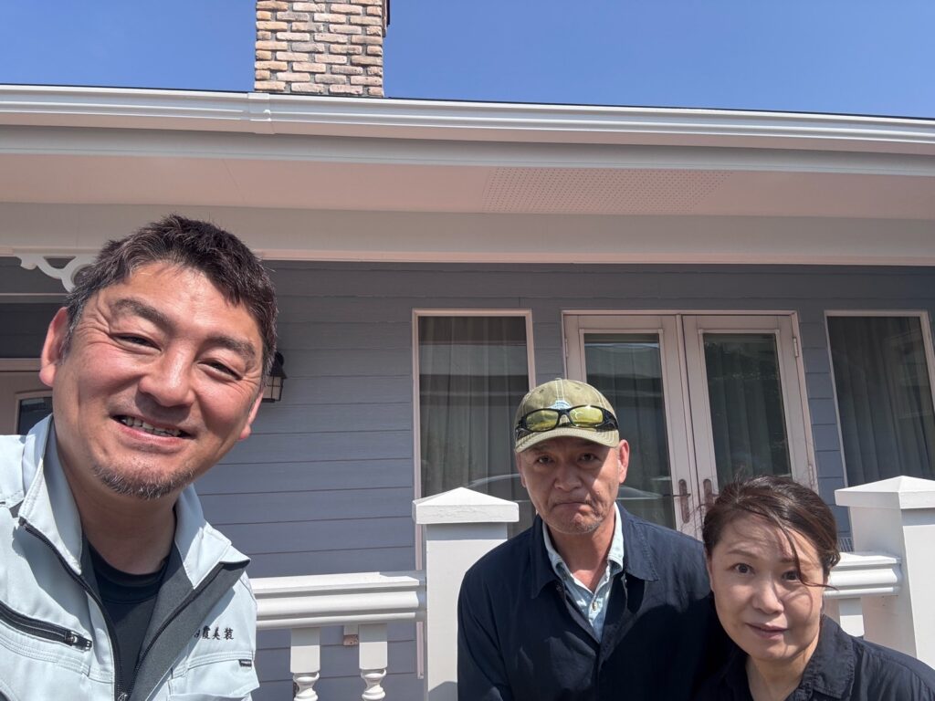 かすみがうら市で屋根カバー工法をおこなったお客様と
