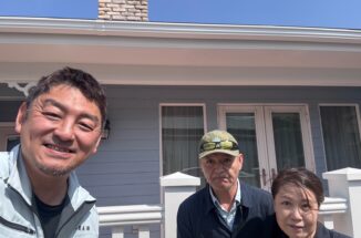かすみがうら市、スレート屋根のカバー工法と外壁塗装を行ったお客様。予算に寄り添った提案と丁寧な施工に満足のお声