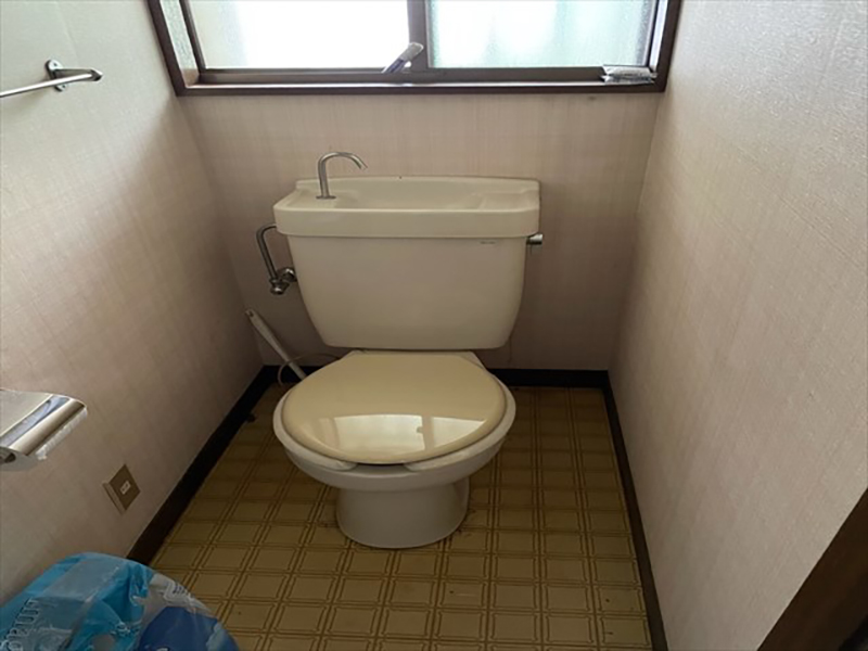 トイレの様子も確認します