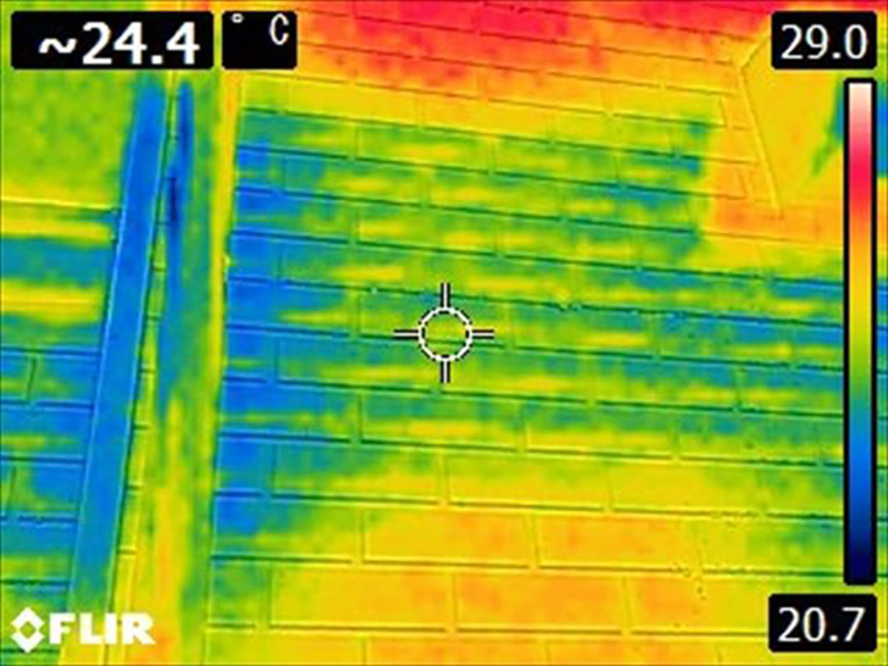 現調外壁サーモグラフィ