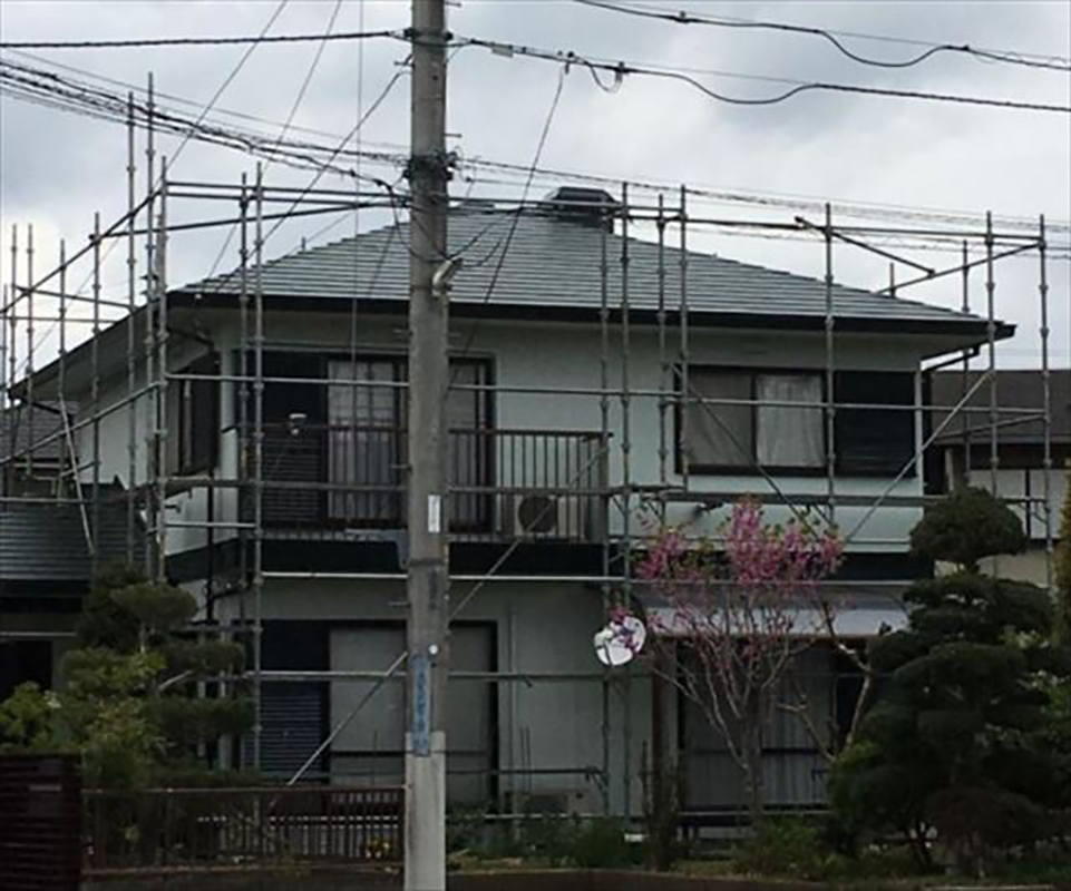 石岡市｜高耐久のハイブリットシリコンで塗装工事を行いました