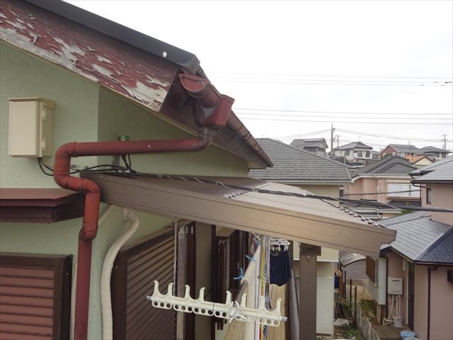 屋根と破風板