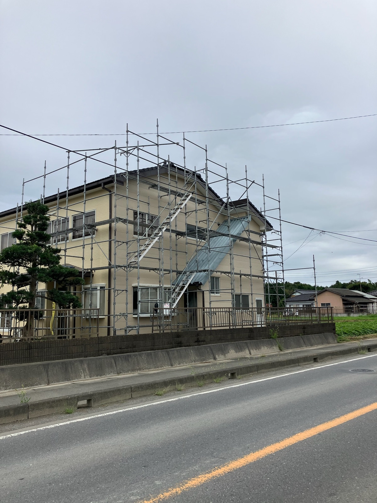 石岡市_足場撤去_20091
