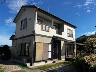 小美玉市：築24年の一戸建て住宅の外壁＆屋根塗装のご依頼！まずはどんな工事が必要かチェックのため、現場調査！