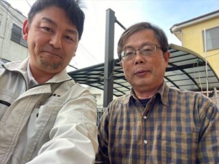 石岡市で外壁の反りを直したお客様の声「非常に良い会社と自信を持って紹介いたします」